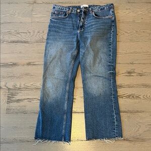 Zara Blue Flare Jeans